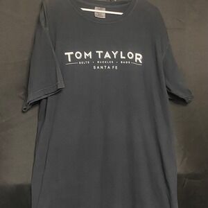 Tom Taylor Graphic T-Shirt Santa Fe Belts Bags Buckles‎ Comfort L/G